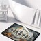 Edge Collections - 19" X 27" - Multicolor - Dancing Skeletons Memory Foam Kitchen Mat Machine Washable - 1 Piece